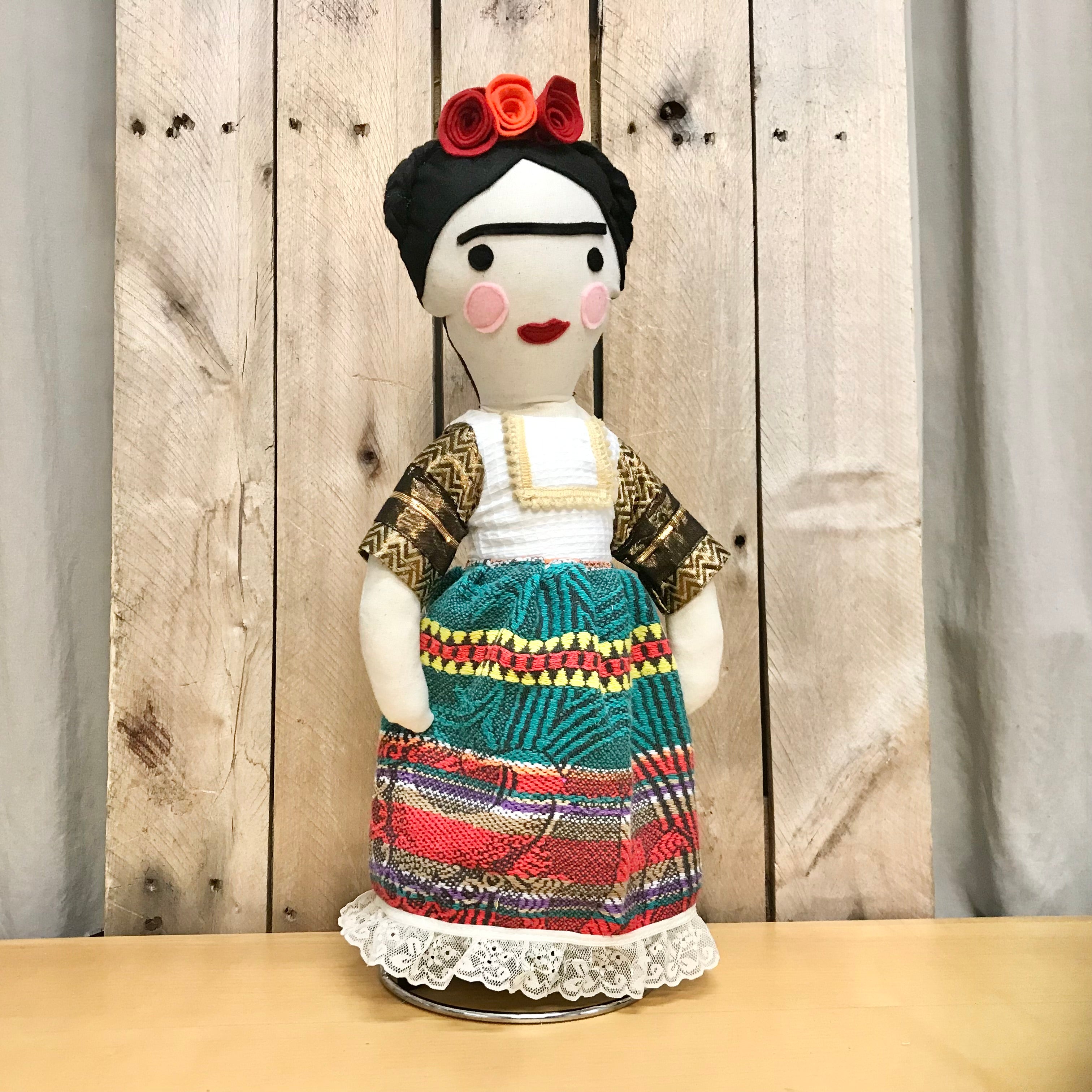 Frida Kahlo Cloth Doll