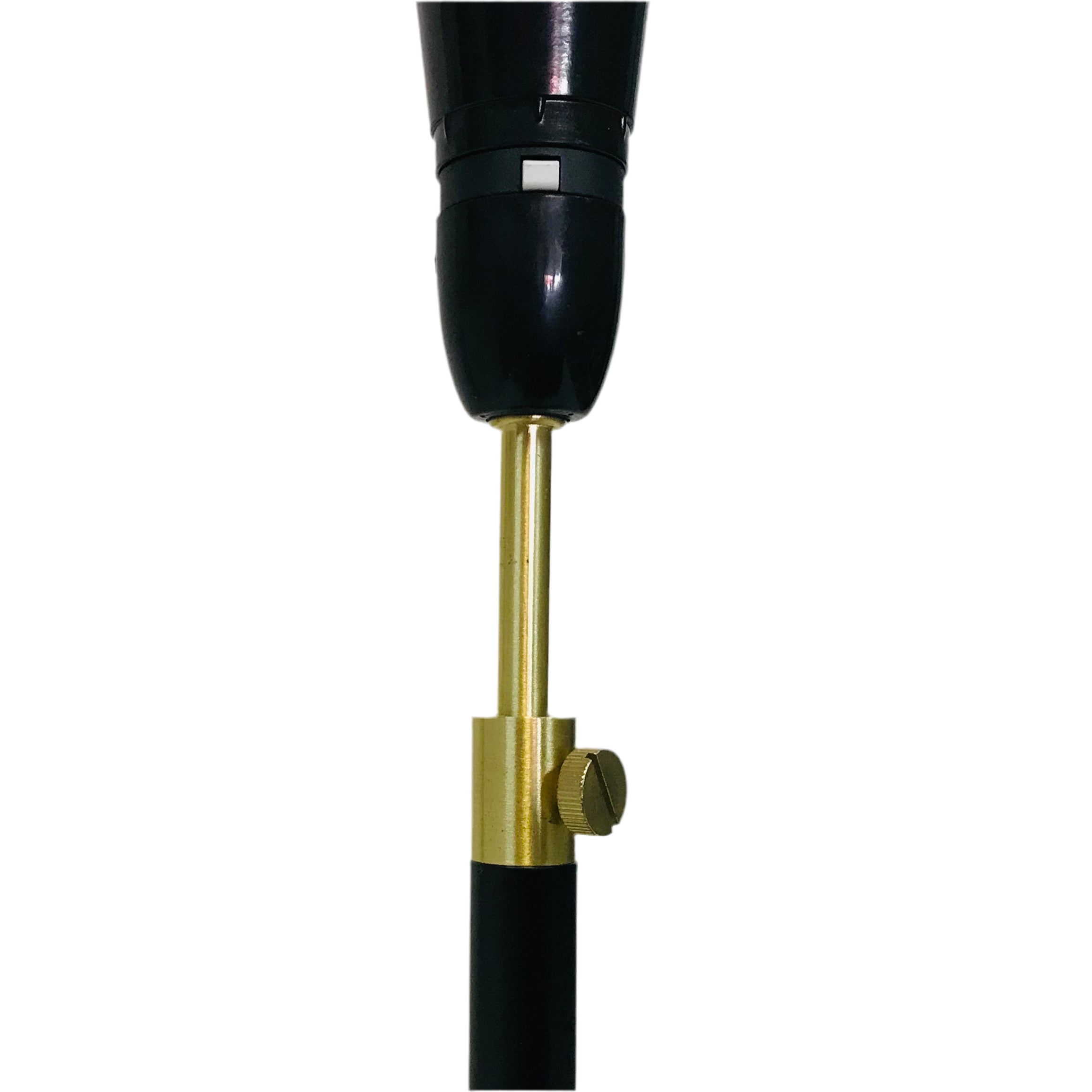 Lamp Base Only - Adjustable Dark Timber Stick Table Lamp