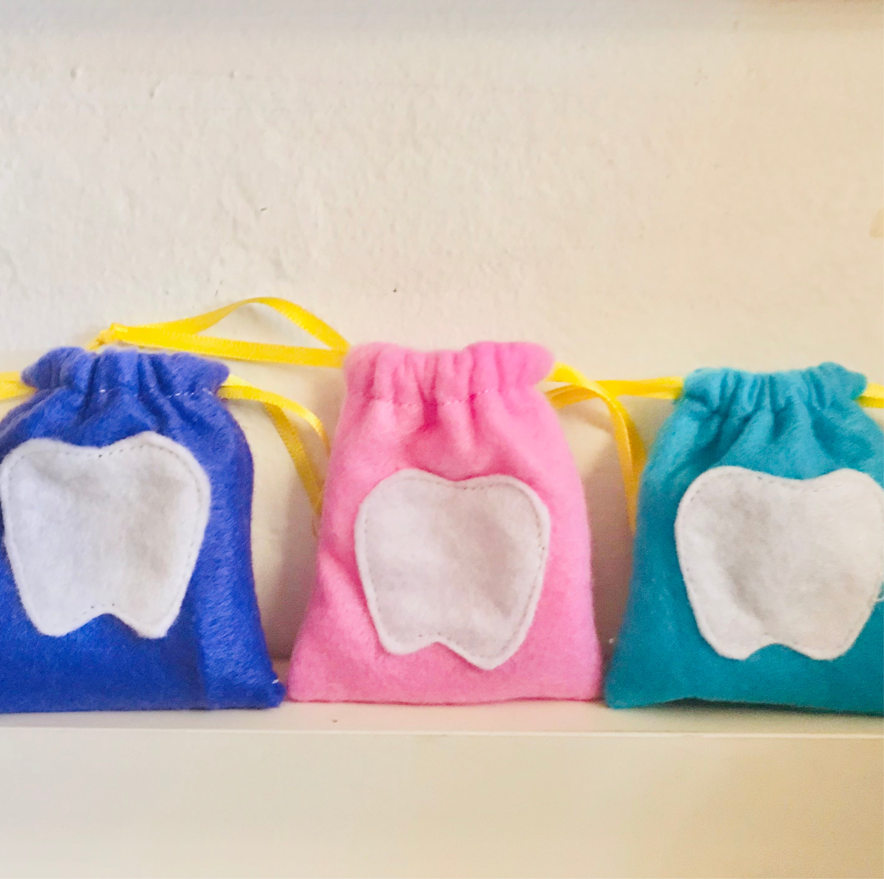 Felt Tooth Fairy Bags