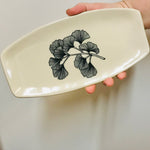 Handthrown Pottery Oval Trinket Tray Platter