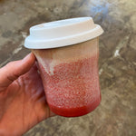 Handmade Travel Cup with Silicone Lid