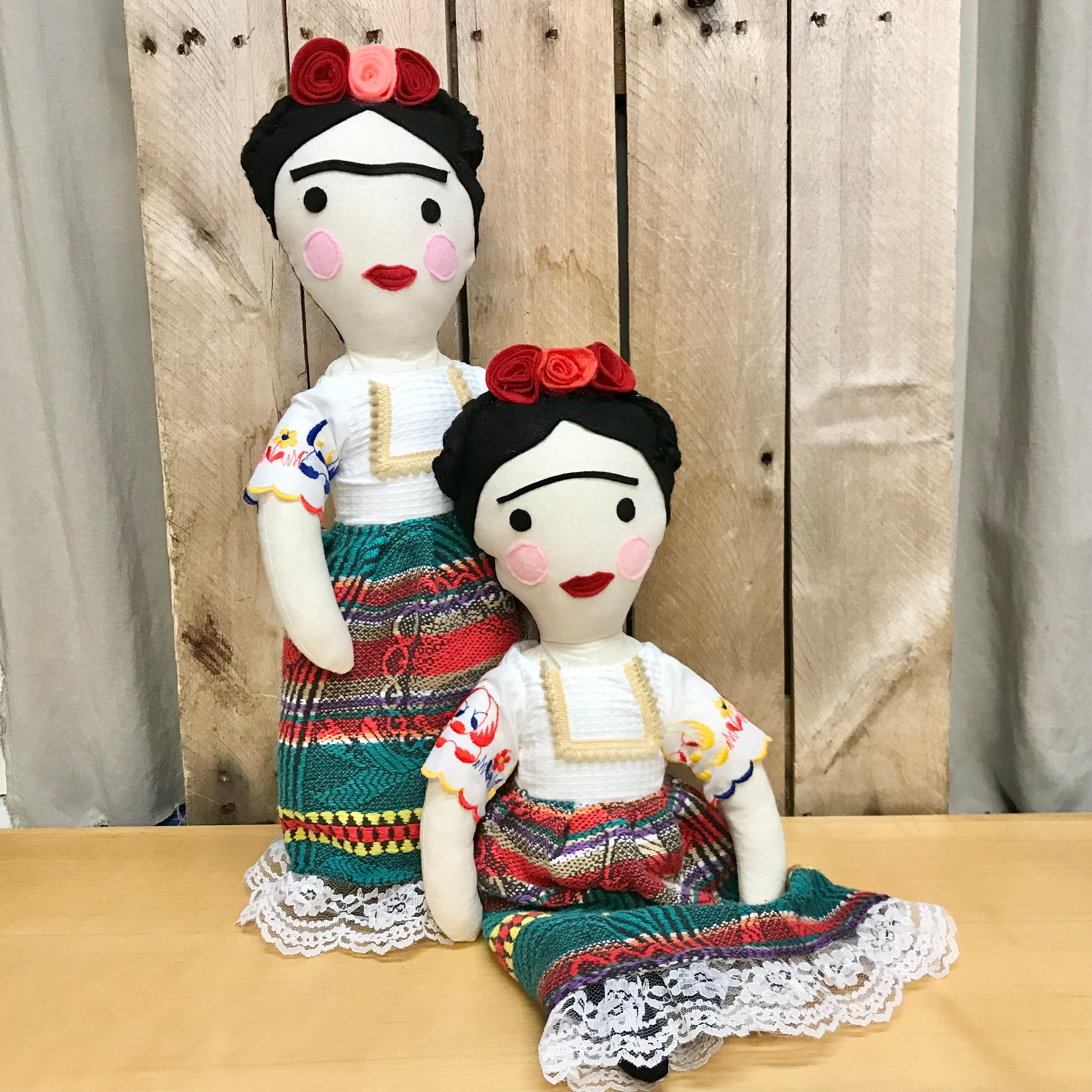 Frida Kahlo Cloth Doll