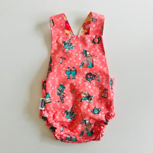 Baby Toddler Summer Romper - Alice in Wonderland