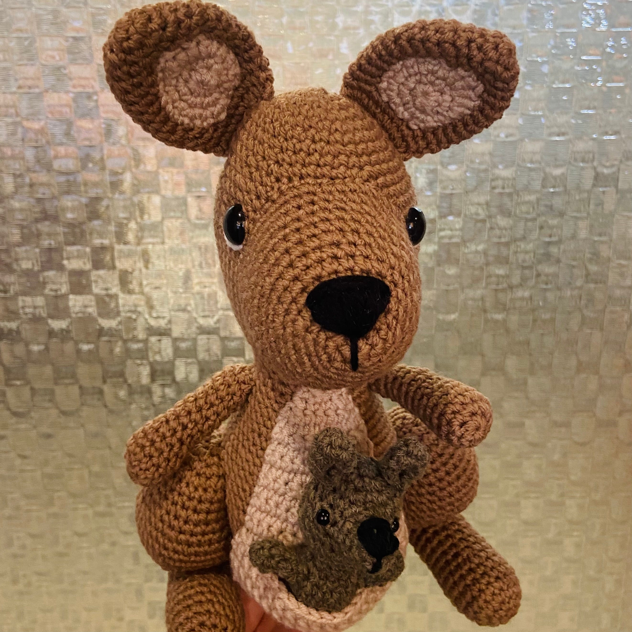 Kangaroo & Joey Crochet Toy