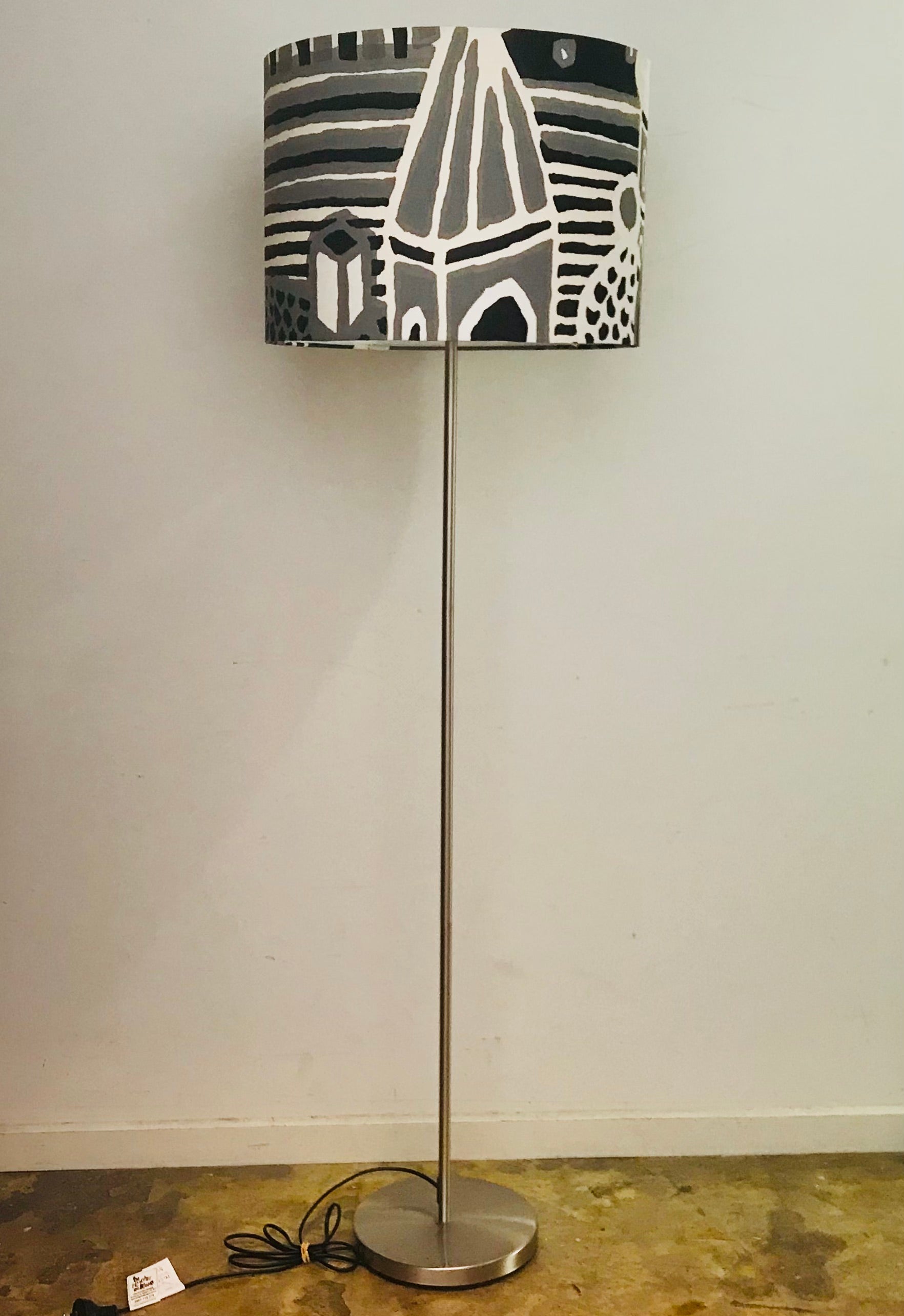 Custom Lamp Shade only - Marimekko Monochrome Rooftops