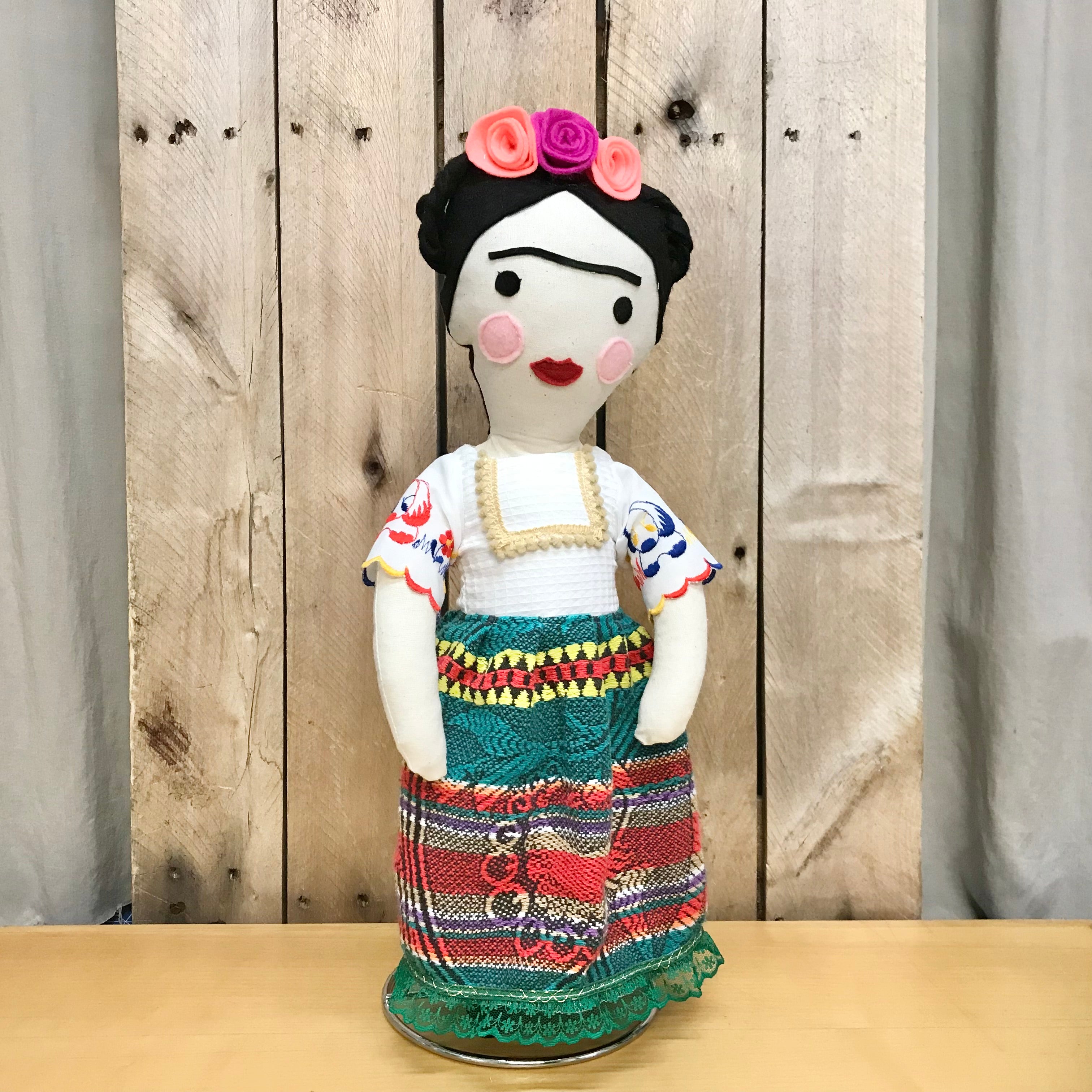 Frida Kahlo Cloth Doll