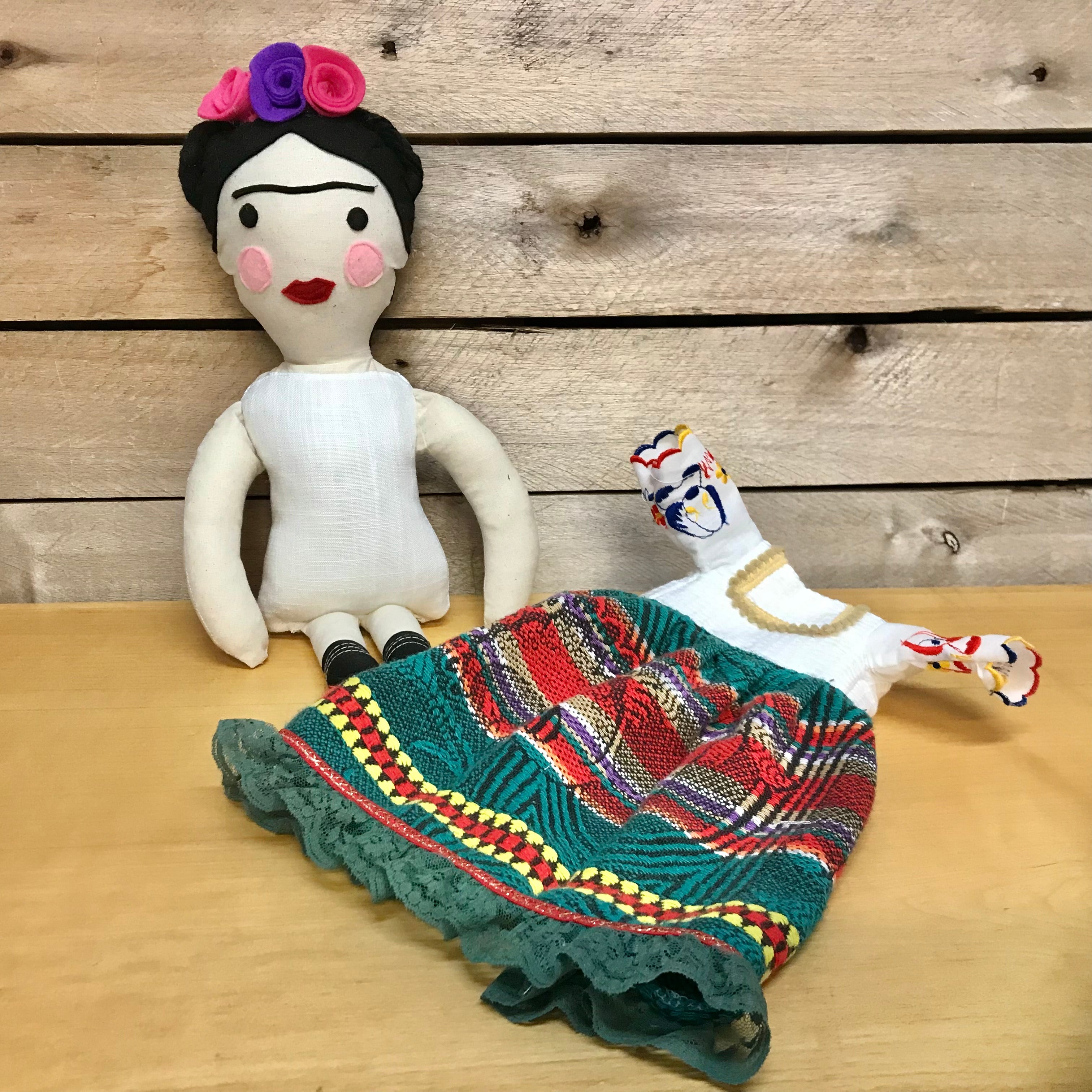 Frida Kahlo Cloth Doll