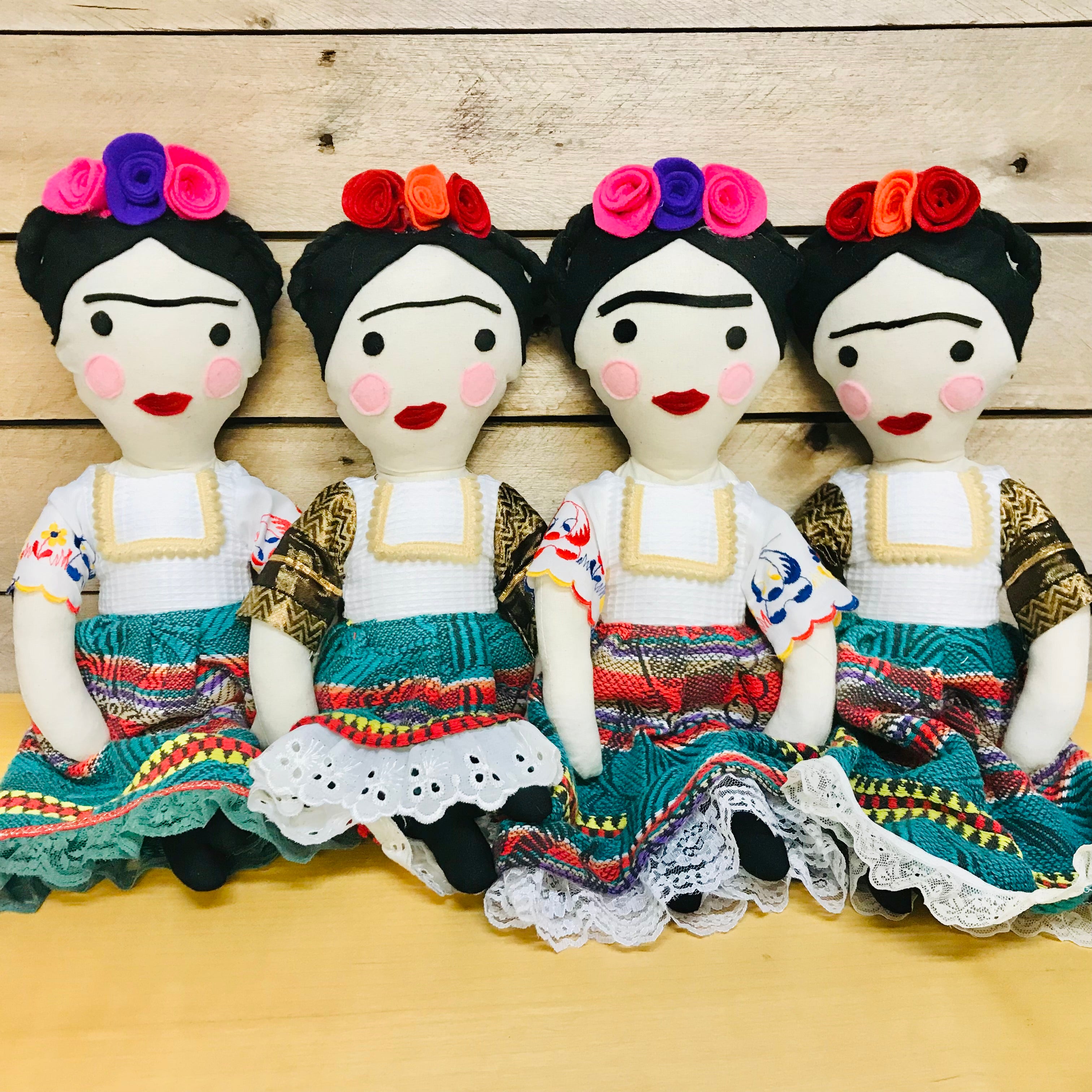 Frida Kahlo Cloth Doll