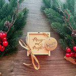 Wooden Christmas Decorations - 10 Pack