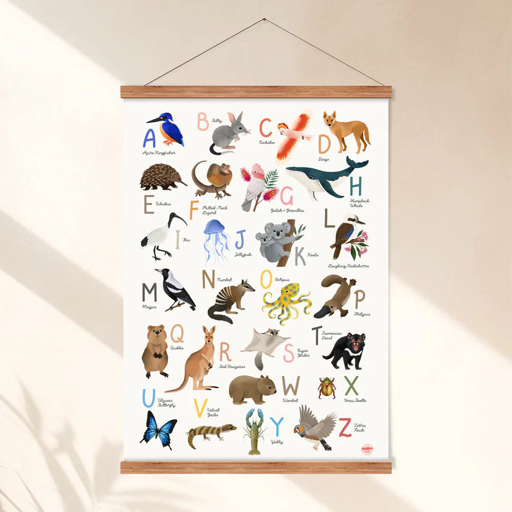 Australian Animal Alphabet Print