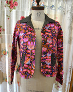 Women's Handmade Cotton Summer Jacket- Protea