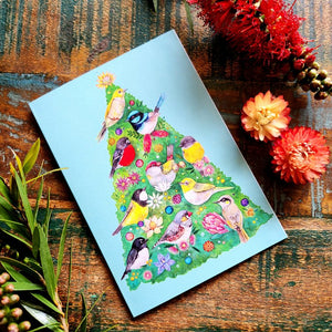 Watercolour Christmas Cards - Australian animals and food