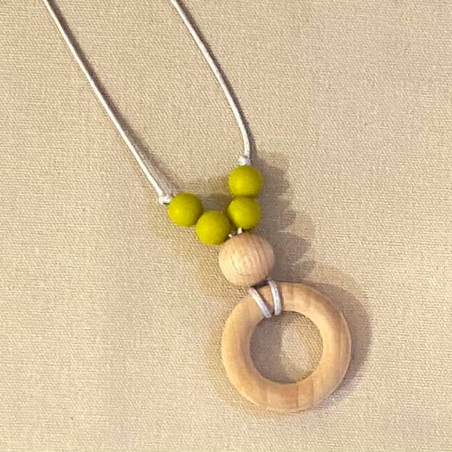 Silicone & Maple Necklaces