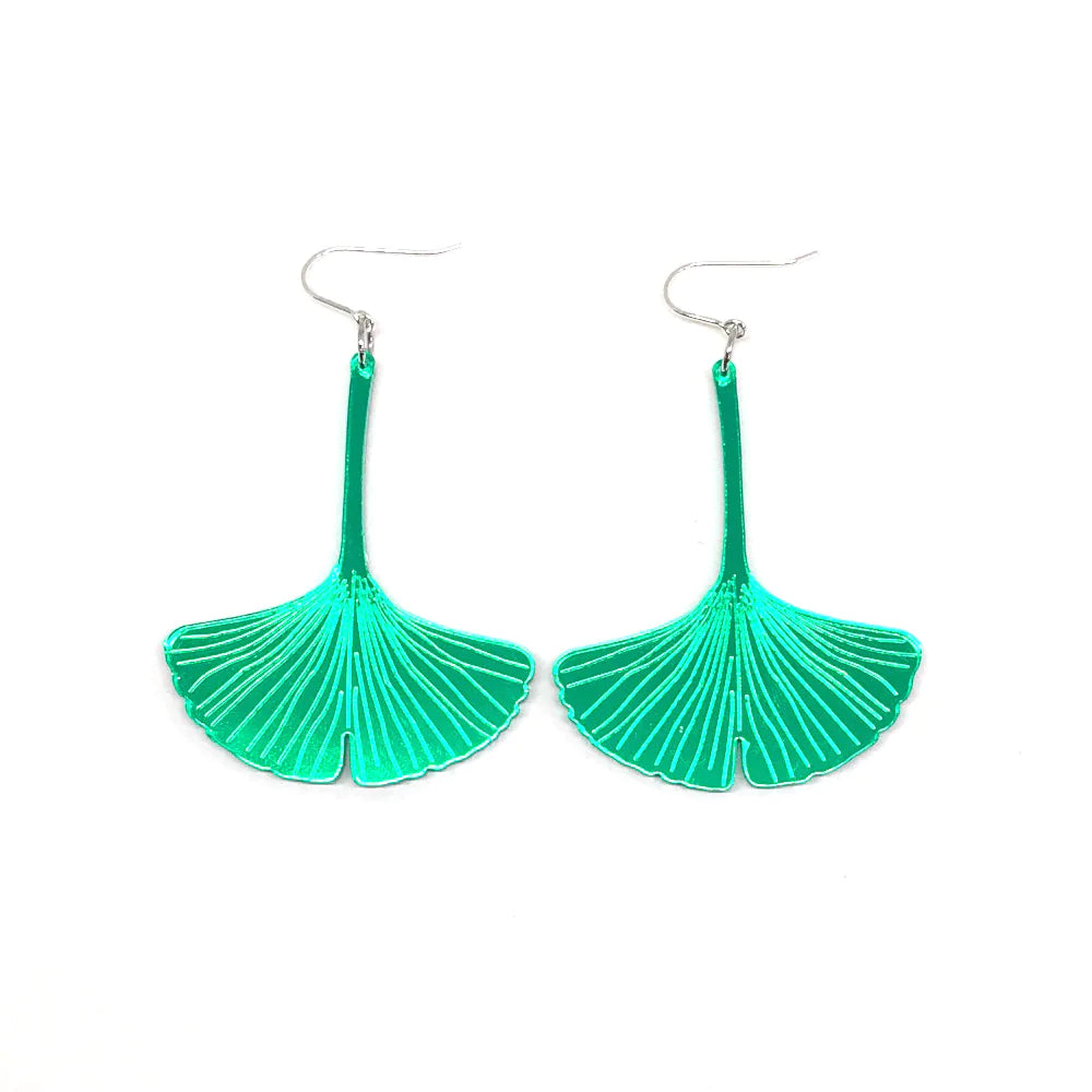 Ginkgo Dangly Earrings