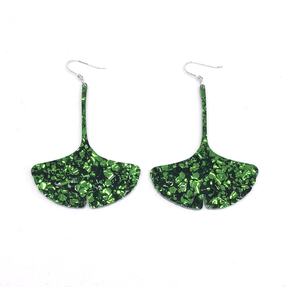 Ginkgo Dangly Earrings