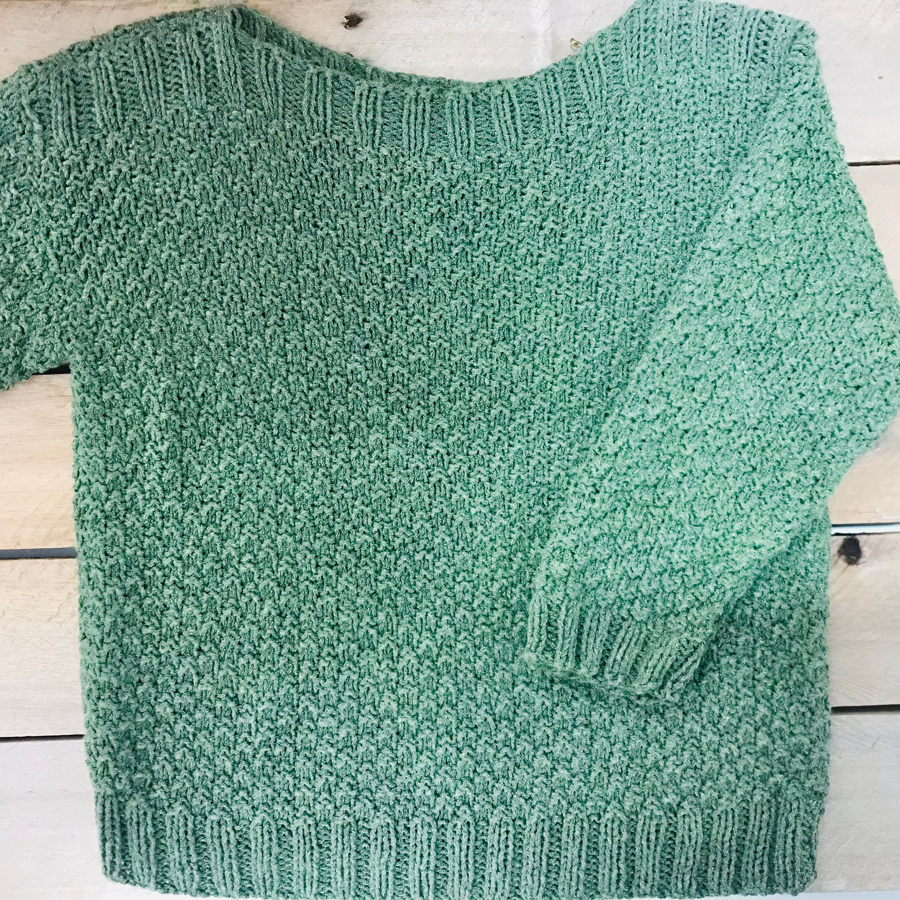 hand-knitted locally - Khaki Childrens Jumper **ON SALE**