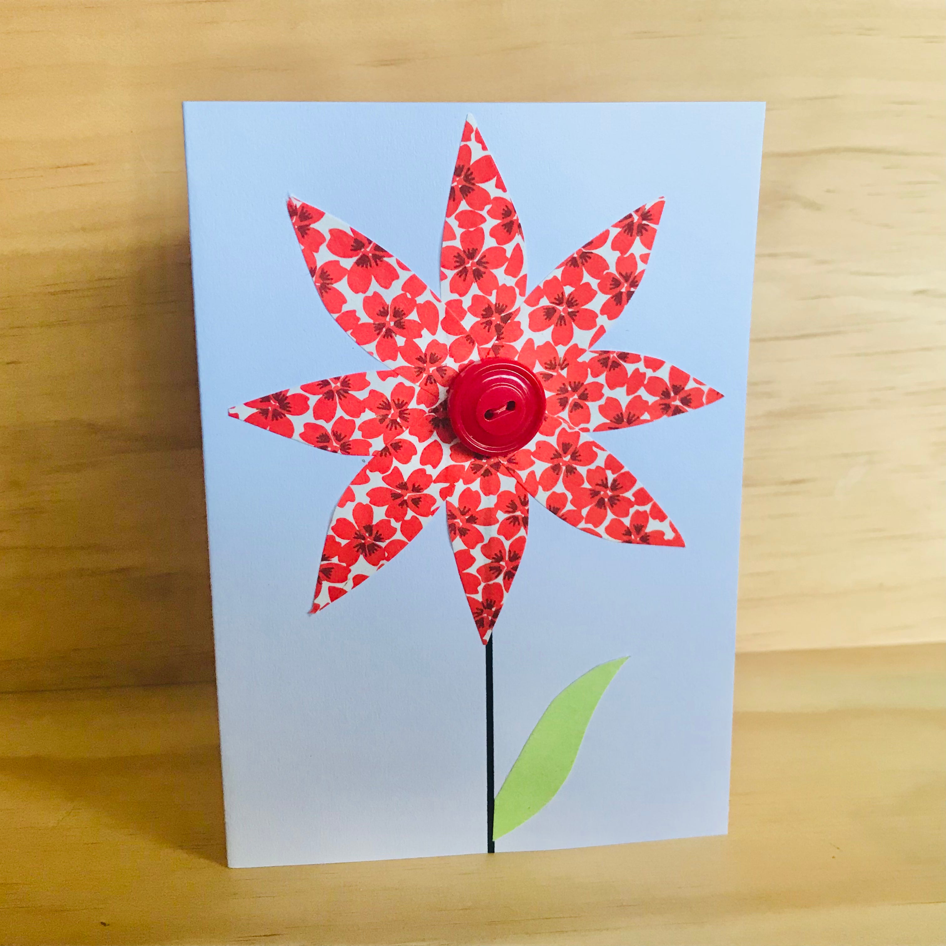 Handmade 3D Flower Greeting Cards