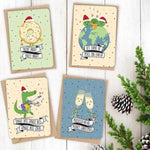 Novelty Christmas Cards with Envelopes - individual